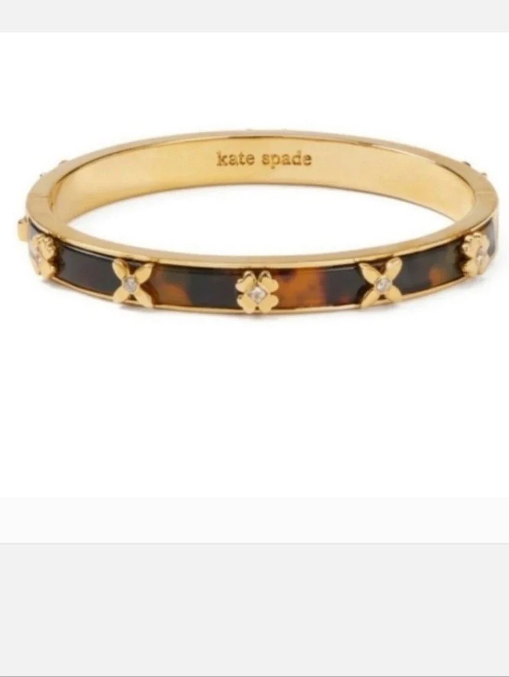 Kate Spade New York Breeze Along Hinged Bangle Bracelet - Picture 2 of 10